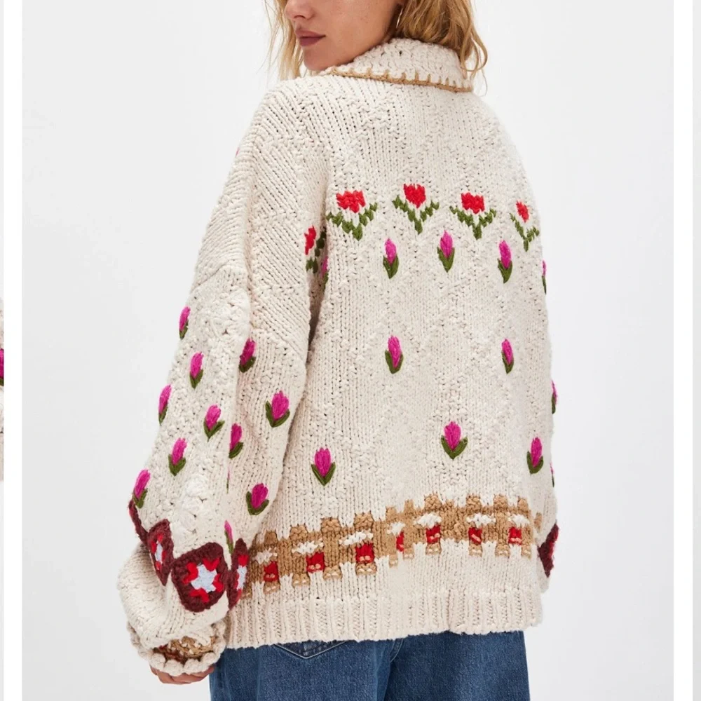 NWT Free People Rosebud Cardi Sz XS - Picture 2 of 10